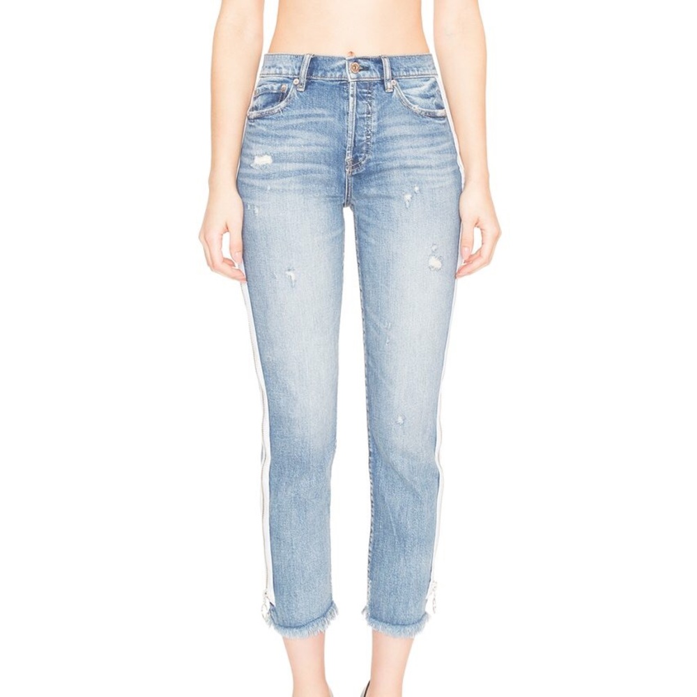 Pistola Charlie Track Stripe Denim size 26